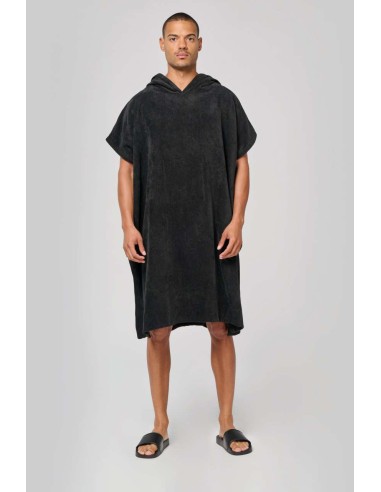 PRO-PA581-UNISEX HOODED TOWELLING PONCHO